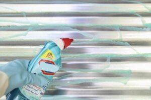 oluklu metal çatı kaplama eskitme nasıl yapılır