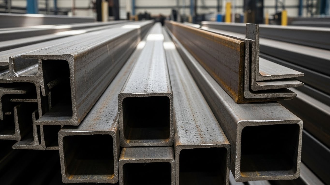 1 paket çelik profilin paketlenmiş hali ve adedi