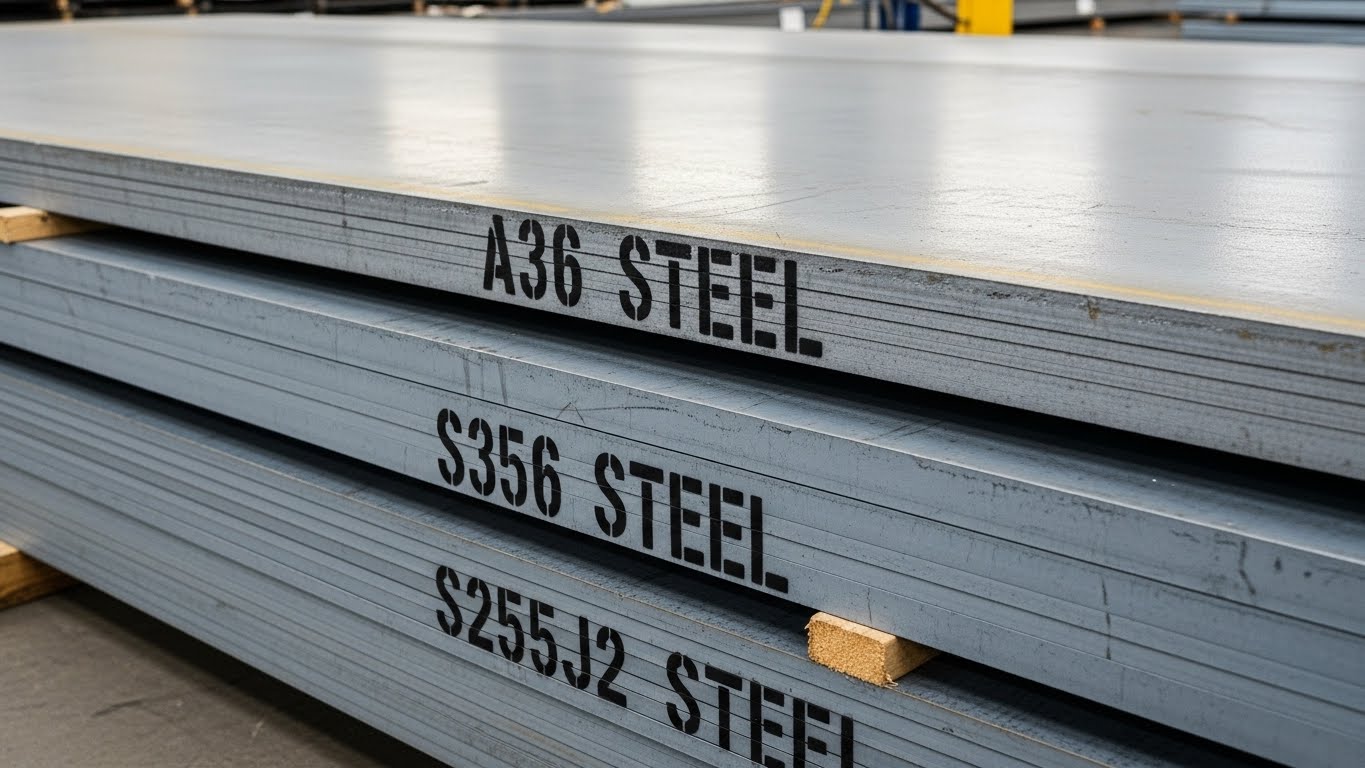 A36 ve S235J2 çeliklerinin uygulama alanları