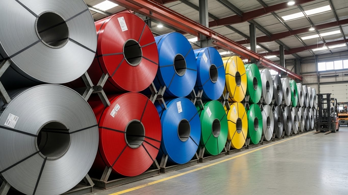 Boyalı Rulo Sacın Standart Ebatlarının Gösterimi