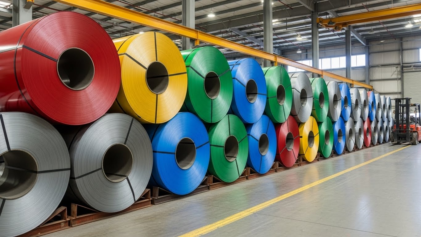 İstanbul'da Boyalı Rulo Sac Sevkiyatı