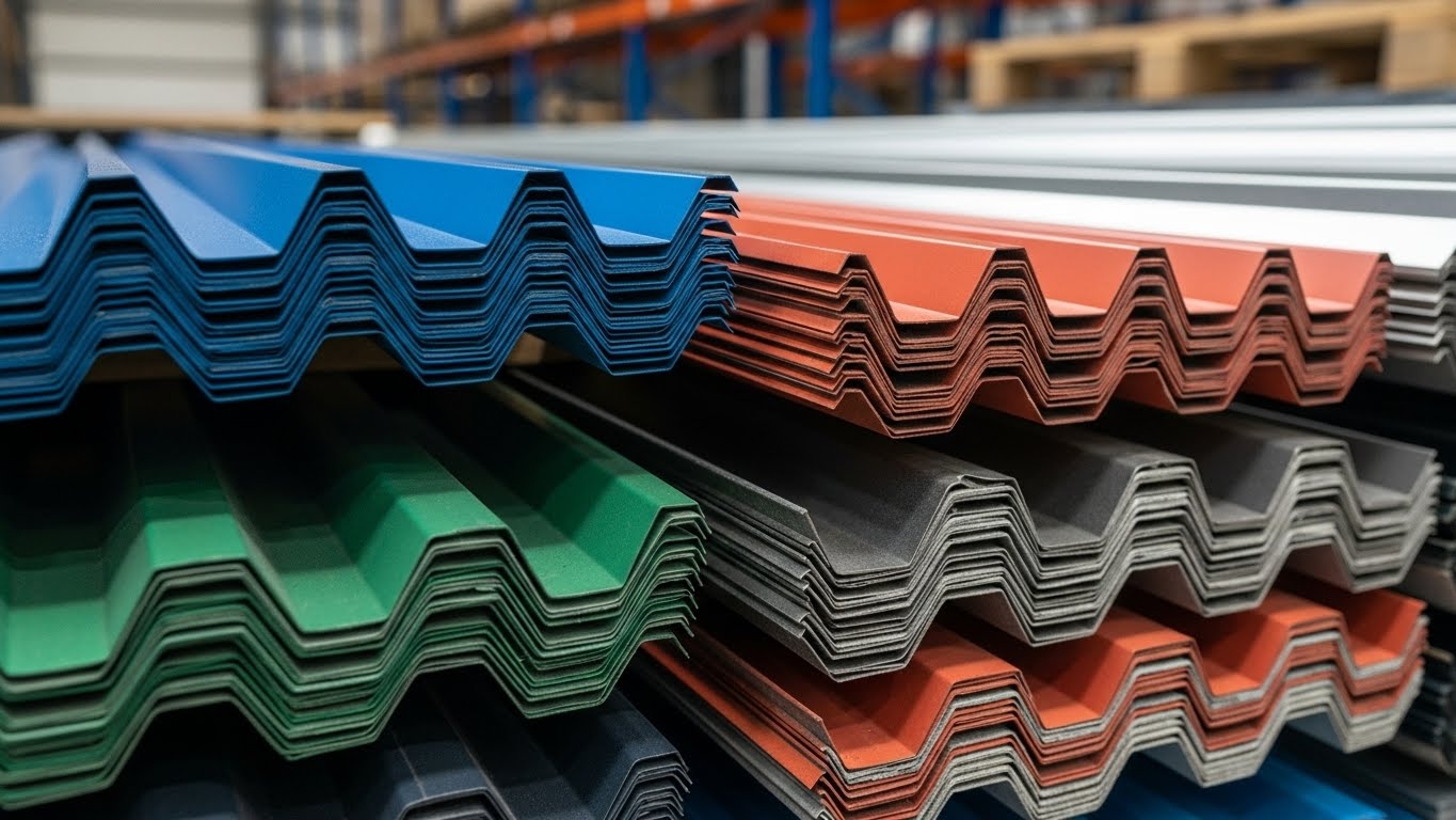 Boyalı Trapez Sac Ebatları ve Net Kaplama Alanı Şeması