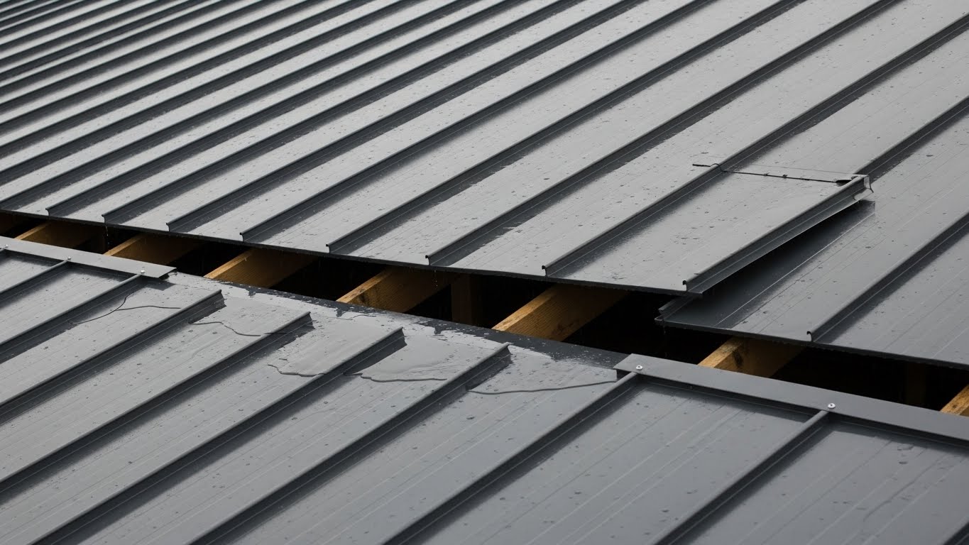 Çelik Çatı Kaplama Sistemi Görseli