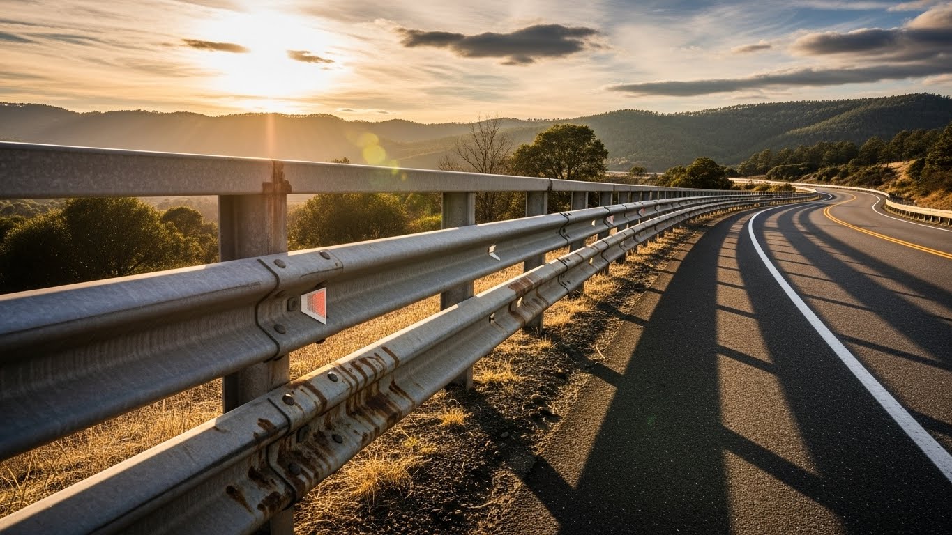 Çelik Otoyol Bariyeri Genel Görünümü