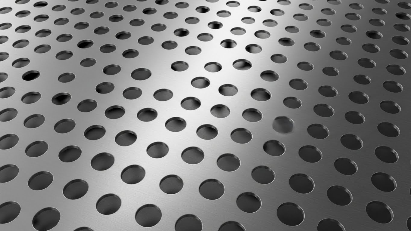 Farklı desenlerde delikli sac panelleri