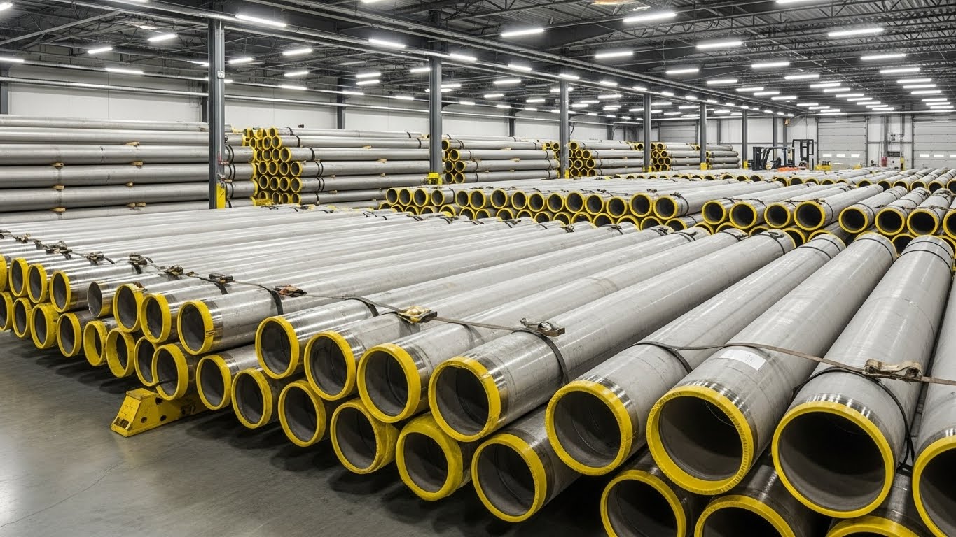 Doğalgaz Borusu Stokları ve Montaj Görseli