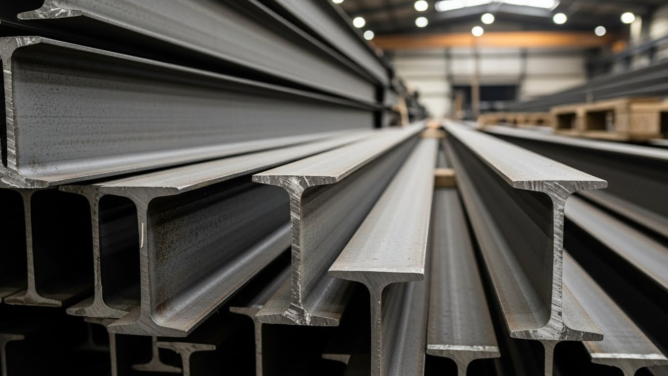 IPE Demir Profilin Yükseklik ve Genişlik Ölçülerini Gösteren Teknik Çizim