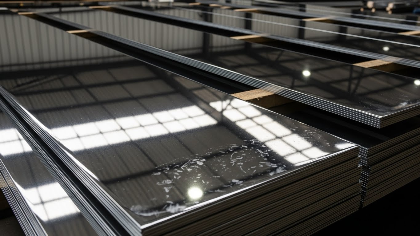 Farklı Yüzeylere Sahip Paslanmaz Krom Sac Levhalar