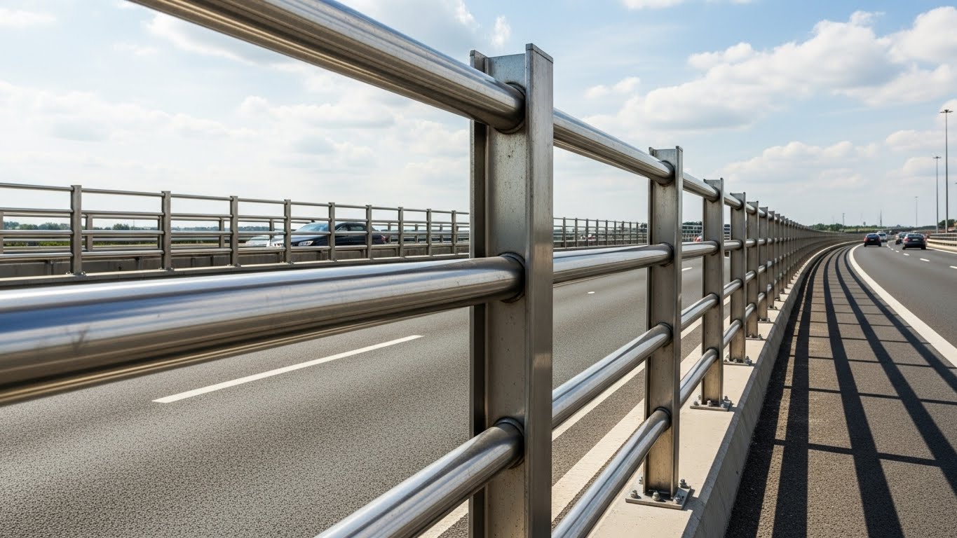 Otoyol Çelik Bariyer Üretim Tesisi Görünümü