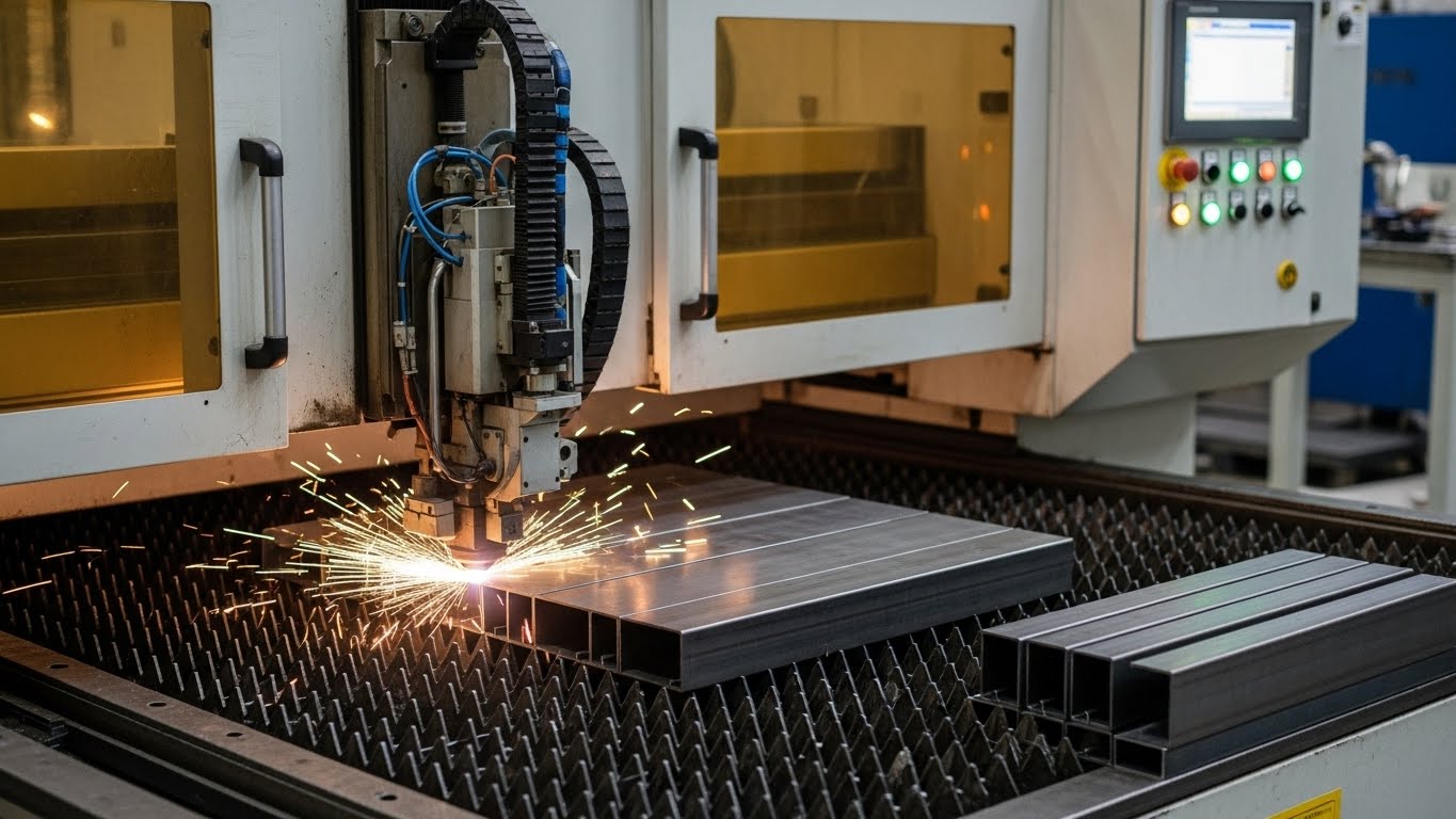 Profil Lazer Kesim Makinesi ve Kesilen Profil Çeşitleri