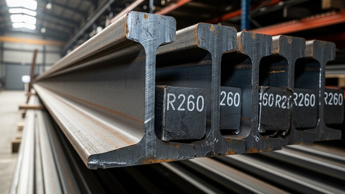 R260 Çelik Rayların Üretim Süreci Şeması