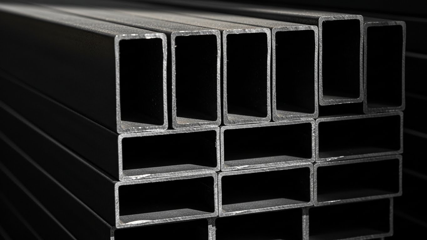 İstanbul'da Siyah Kutu Profil Stok ve Sevkiyat Görünümü