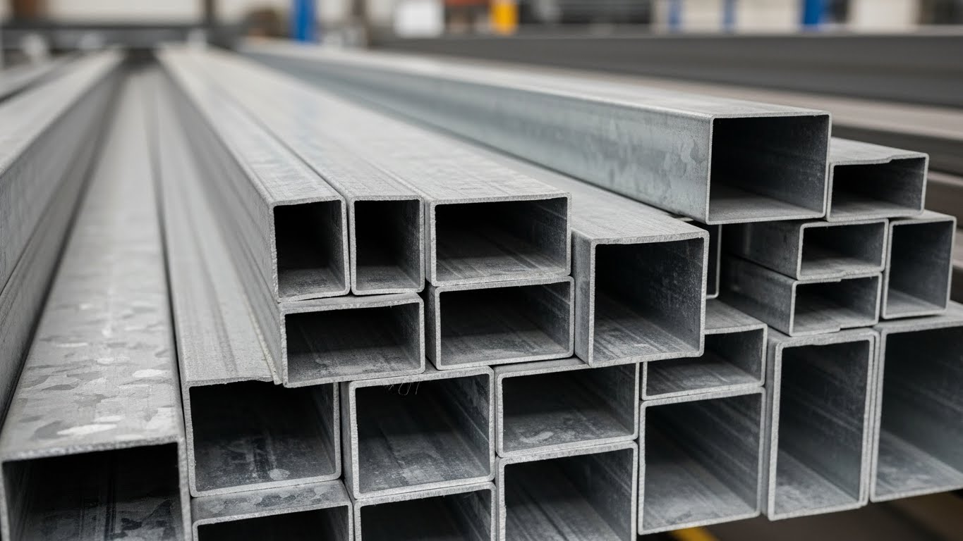 Galvaniz Kutu ve Dikdörtgen Profil Stok Görseli